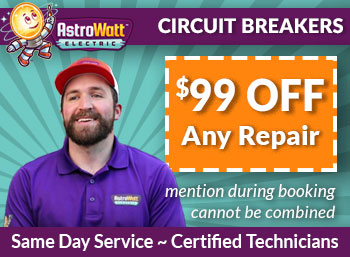 the triangle Circuit Breakers AstroWatt Electric